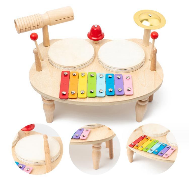 爆買い,SALE 木製 知育玩具 音 知育 木 楽器 太鼓 木のおもちゃ スロープトイ 木製 ボール 転がし 音の出るおもちゃ 一歳 指先遊び 子供 室内 遊び 誕生日 おもちゃ プレゼント 男の子 女の子 楽器玩具#cjfj