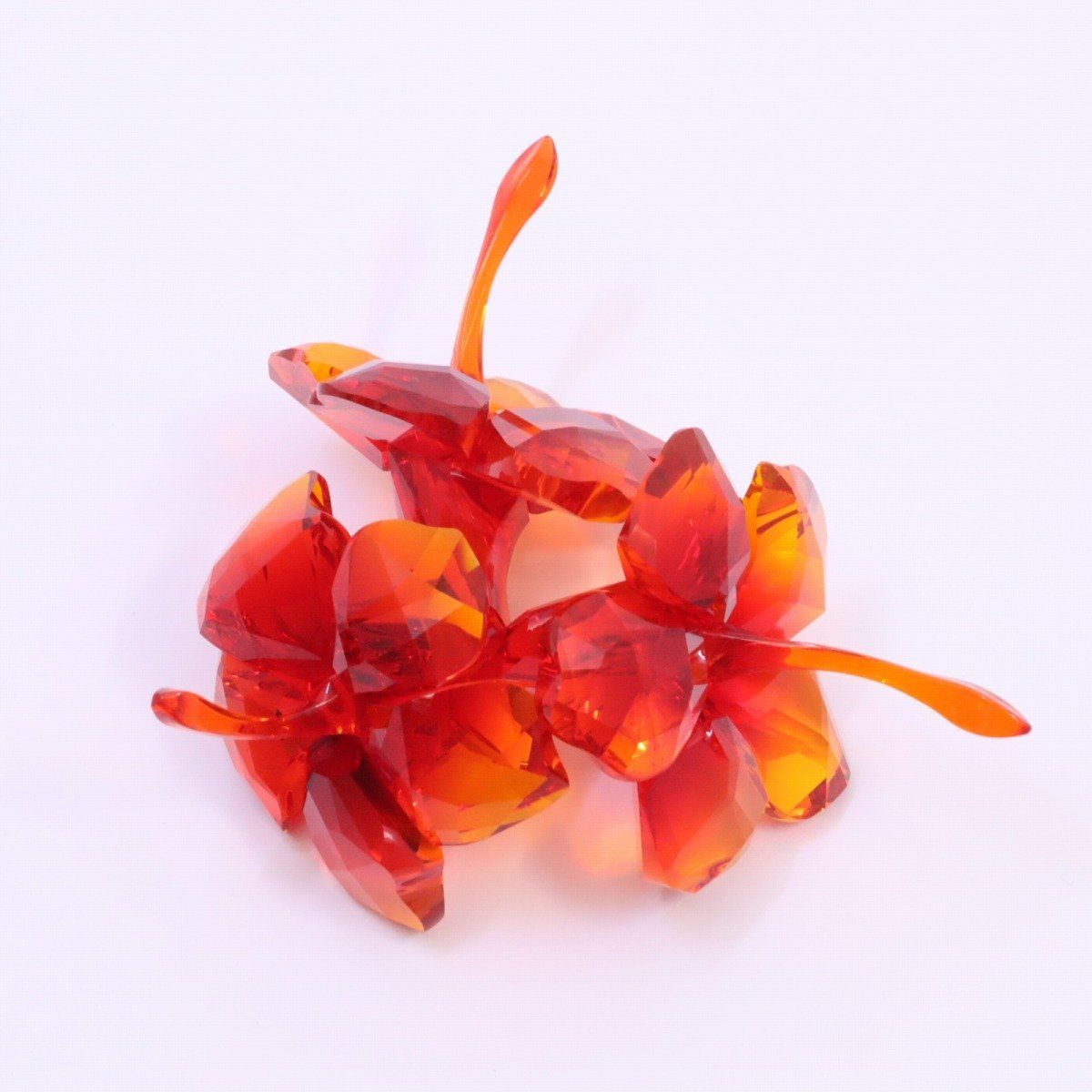 SWAROVSKI スワロフスキー レッドハイビスカス フィギュリン 置き物