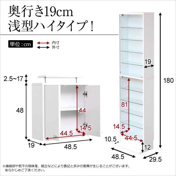 幅48.5cm コレクションラック
