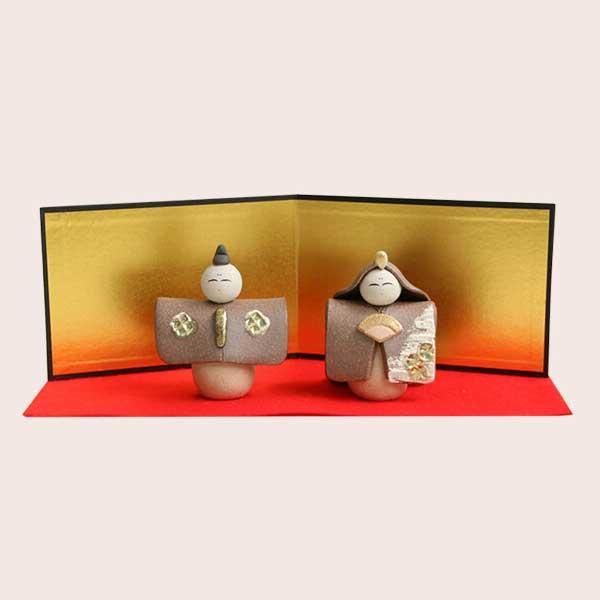 雛人形 置物 （Z-03） 日本製 信楽焼 Z-03 ※陶器,陶製,japan,焼き物