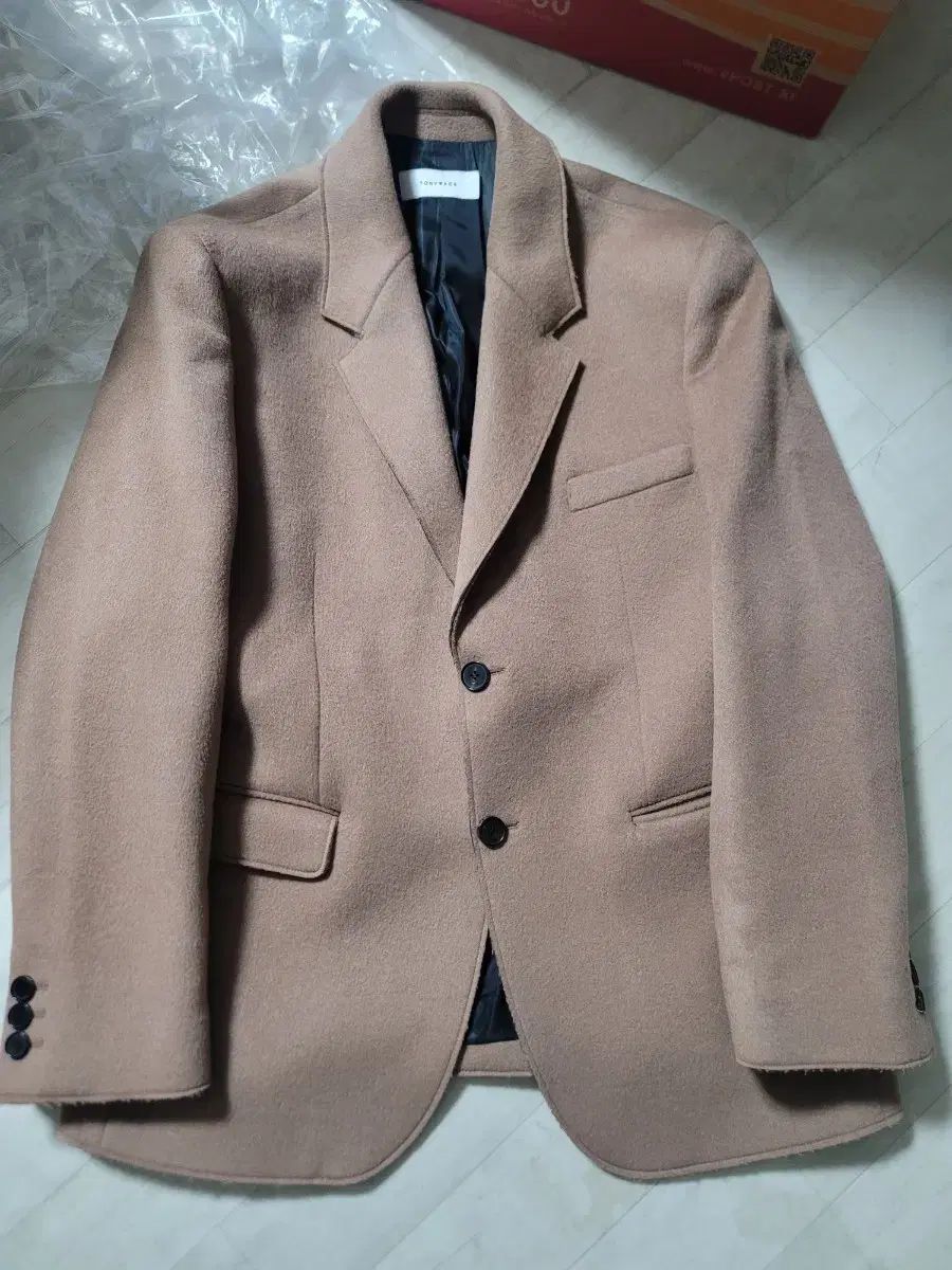 TONYWACK アーカイブ カシミア 裾フリンジ ウール ブレザー xl