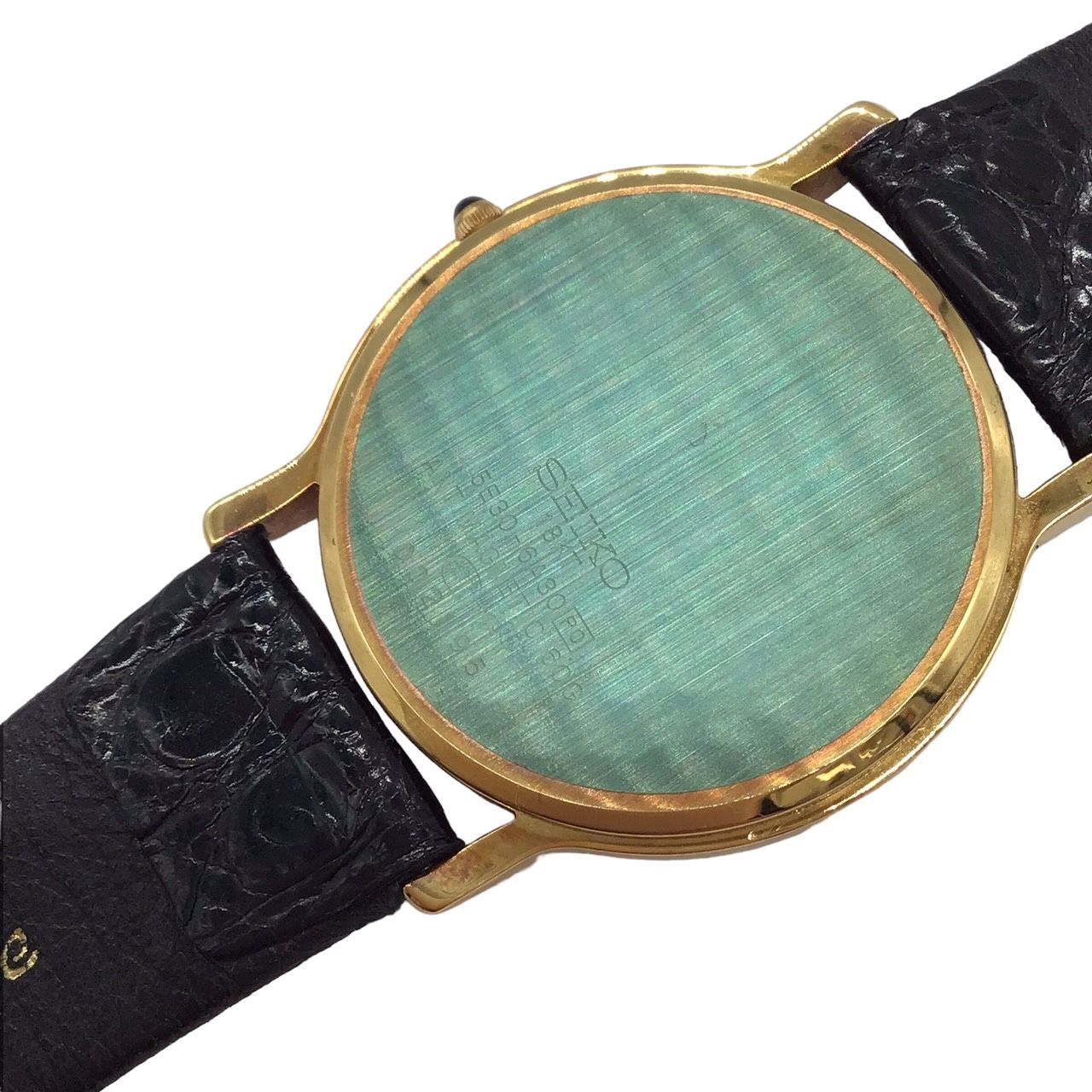 SEIKO セイコー DOLCE ドルチェ 18KT 750 クオーツ 電池 ゴールド