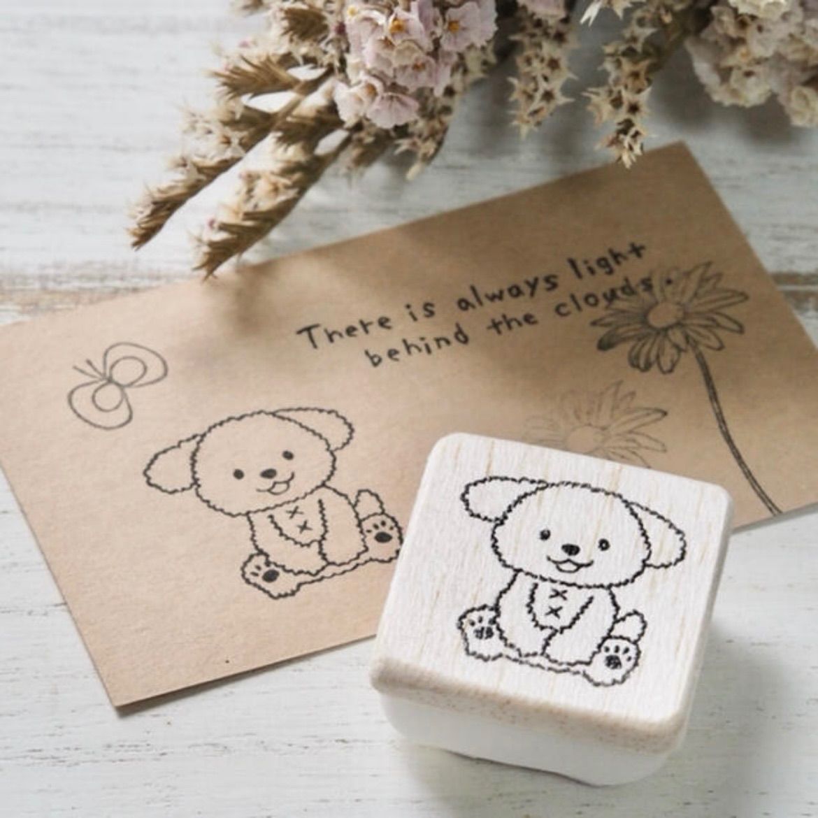 消しゴムはんこ♡もふもふのわんこ♡ - メルカリ