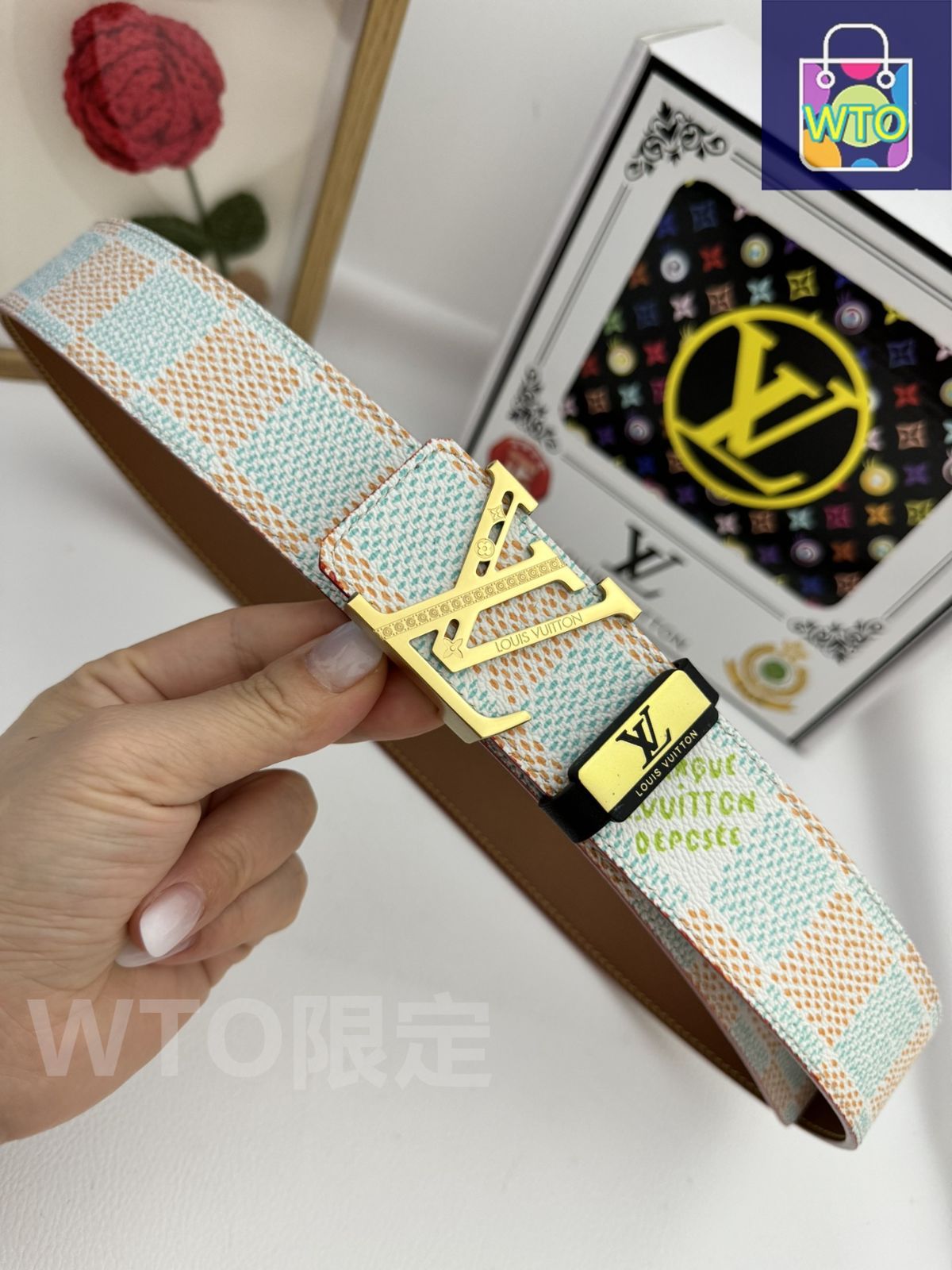 LOUISVUITTON　ベルト　ルイ・ヴィトン　限定品 Louis Vuitton ルイ・ヴィトン ファッションベルト03 - メルカリ