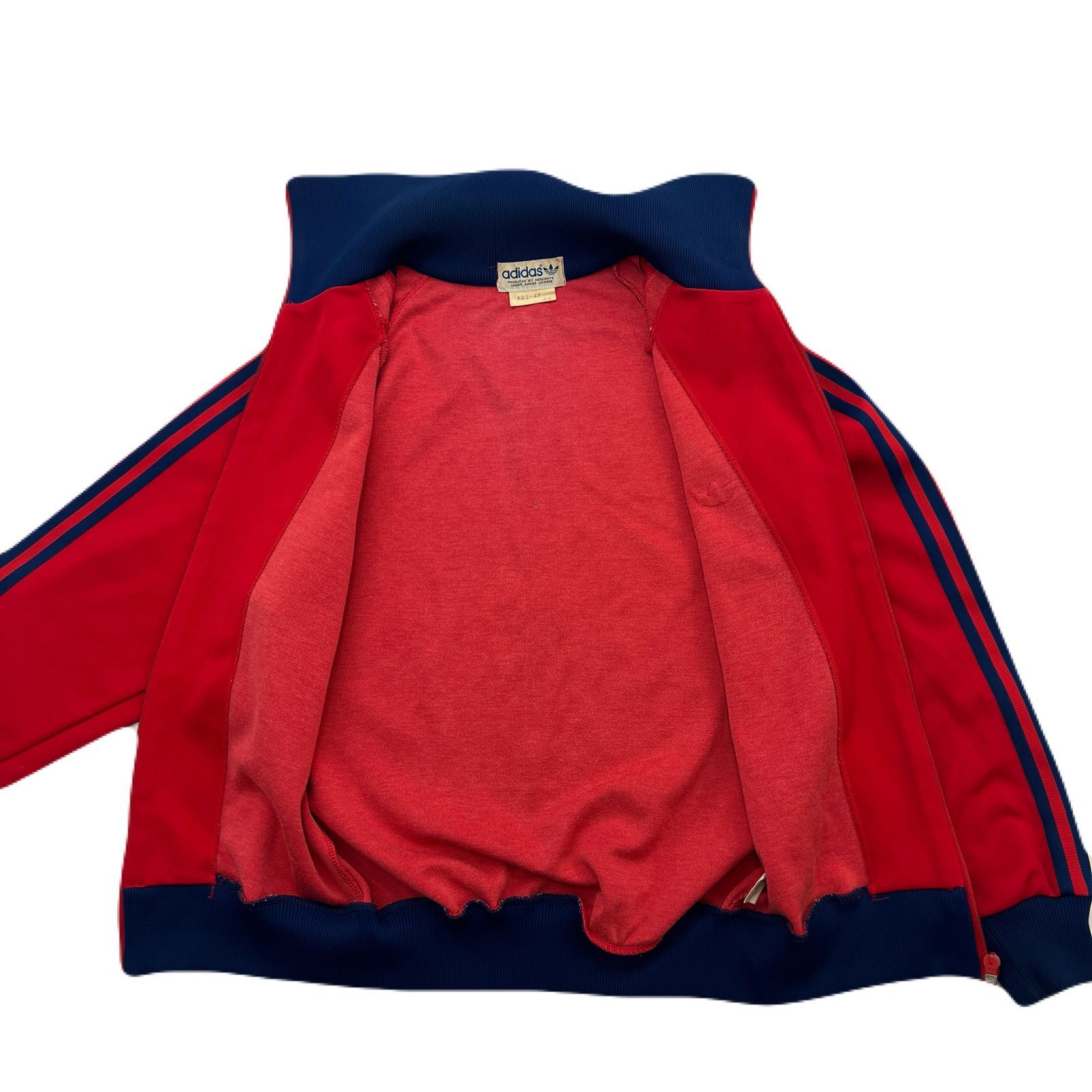 adidas トラックジャケット  80sビンテージ オールド デサント　2号 80s adidas トラックジャケット デサント 2号 ヴィンテージ