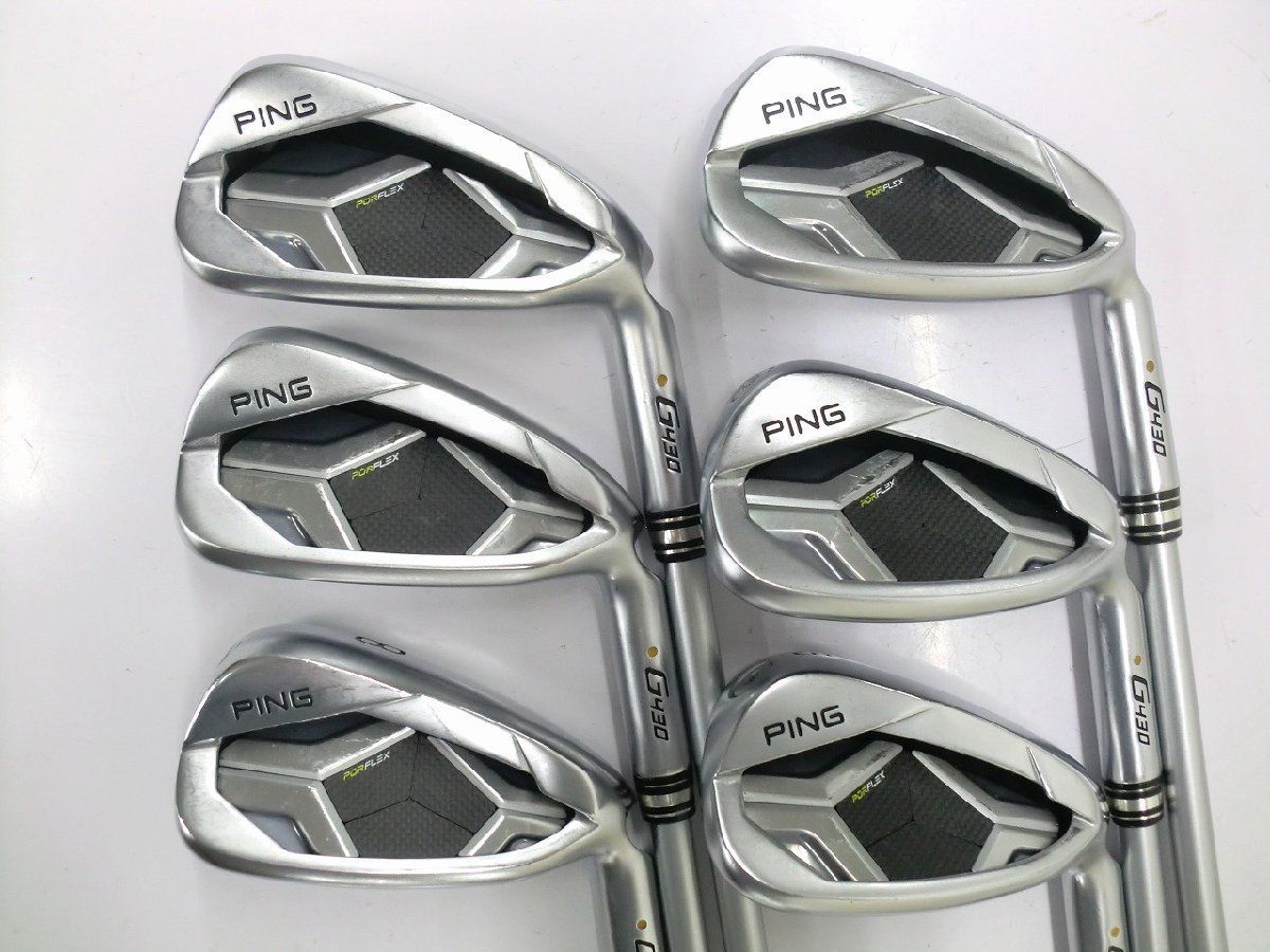 ピン G430 アイアン6本(6～9I、PW、W45) 950GH neo 左」ピン G430 6本(