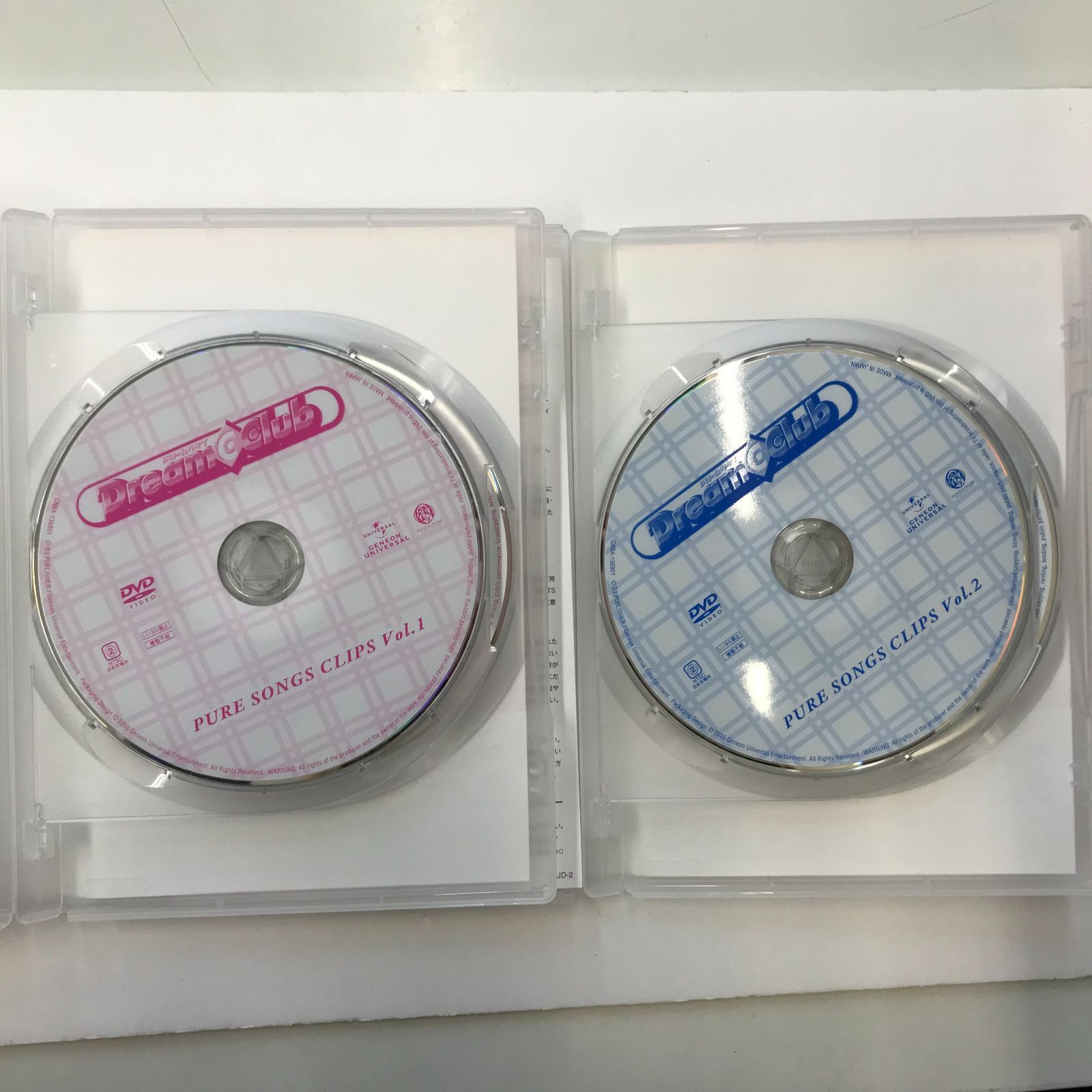 DREAM C CLUB PURE SONGS CLIPS Vol.1,2セット PURE SONGS ZERO＠DREAM C CLUB Amazon.co.jp: PURE SONGS ZERO