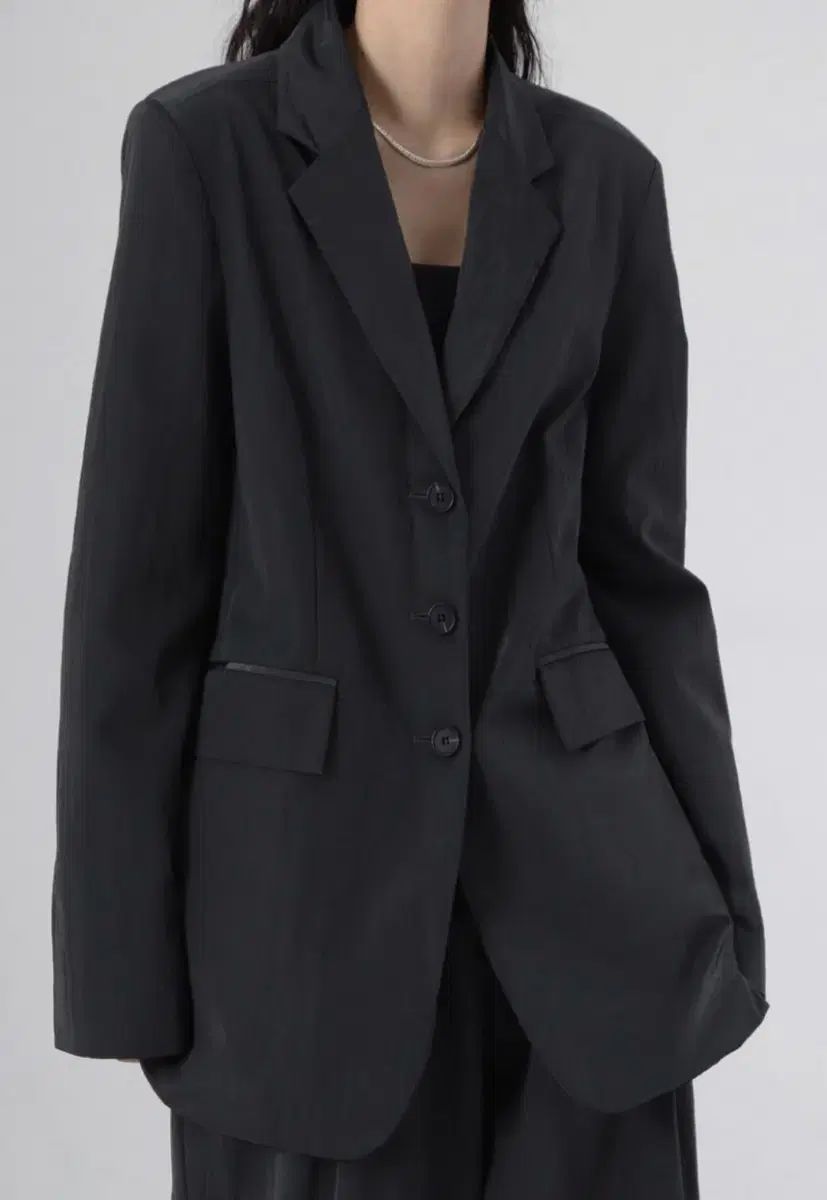 トリミングバード グロー スート セットアップ ブルー グレー