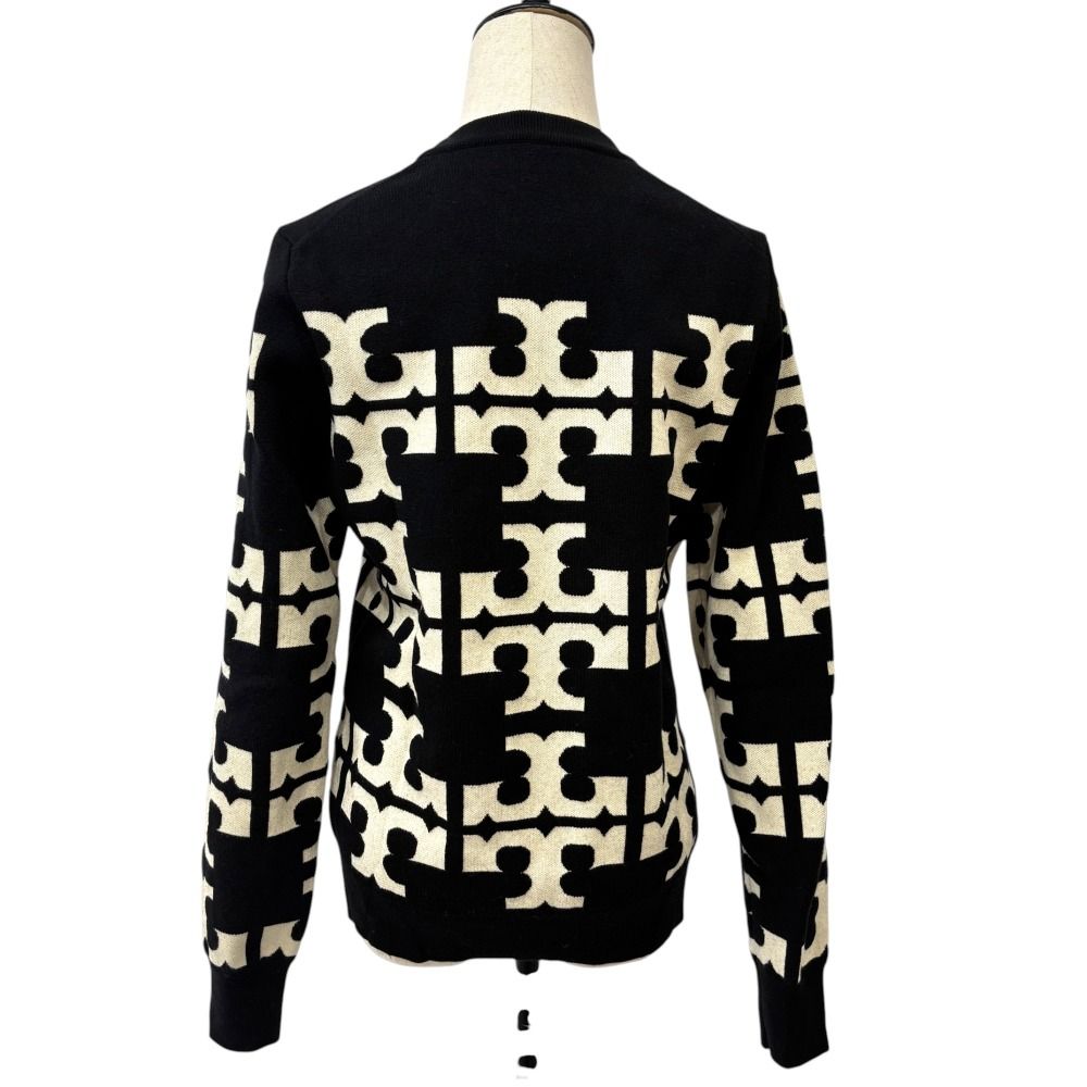 Tory Burch - JY トリーバーチ ロゴ セーター シルクフロント カーディガン: レディース セーター | Tory Burch JP