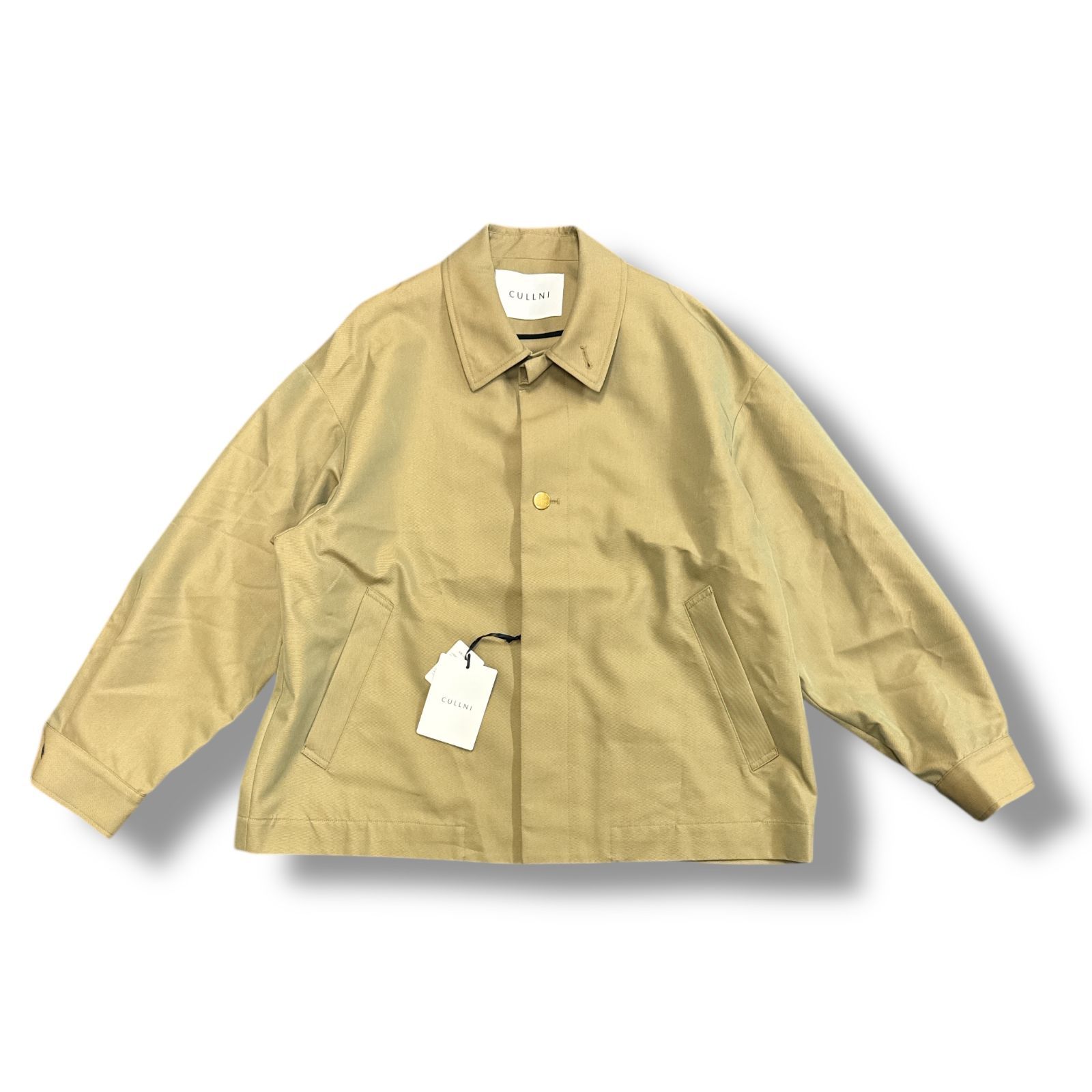 参考上代50600円 未使用品 CULLNI 24SS Chambray Coach Jacket