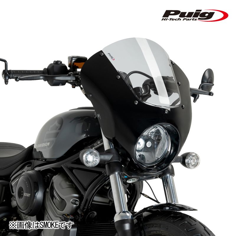 Puig 21957F SEMIFARINGS DARK NIGHT [DARK SMOKE] HARLEY DAVIDSON