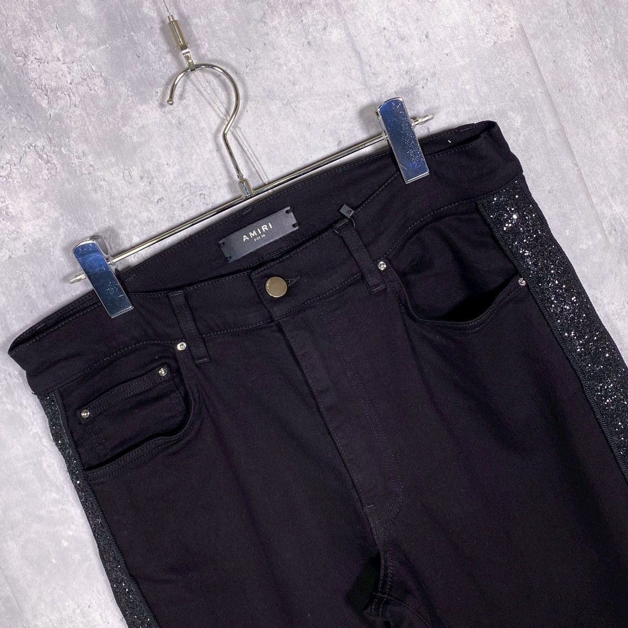 AMIRI ブラックデニム 30サイズ AMIRI MX1ブラックデニムジーンズ