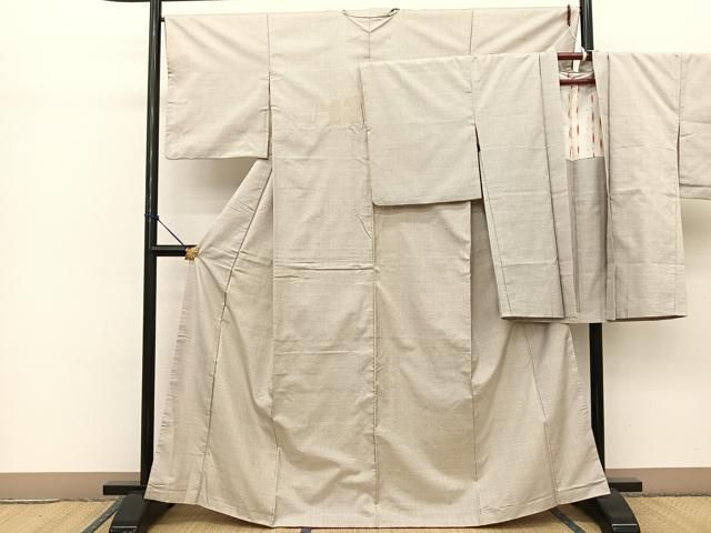 平和屋着物●本場大島紬　アンサンブル　白大島　100亀甲　総詰め　正絹　逸品　BAAT0831yc 平和屋着物○本場大島紬 アンサンブル 白大島 100亀甲 総詰め 正絹