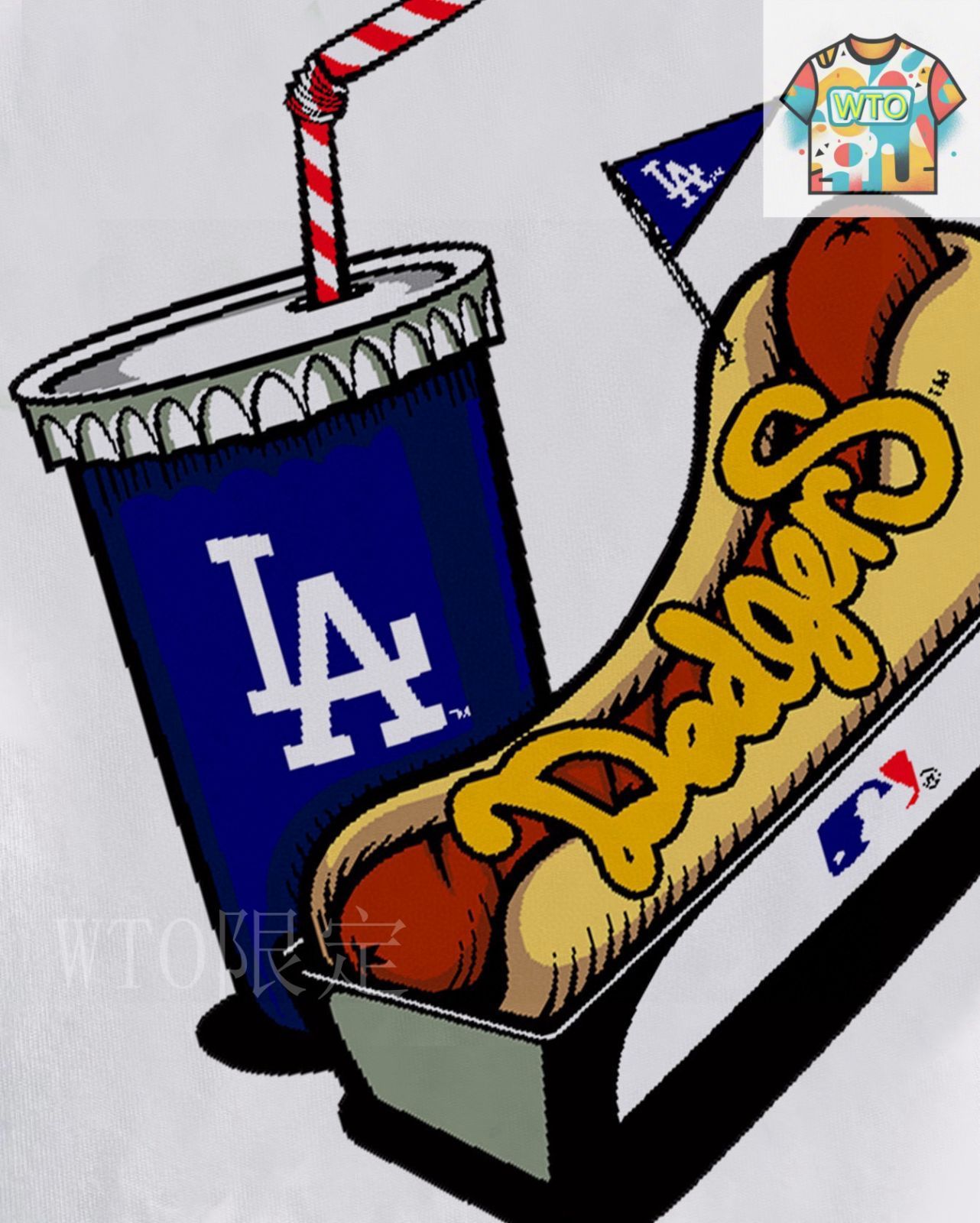 【今日特価】Mlb-La 韓国直営店限定 ヤンキーズハンバーガーカップル T