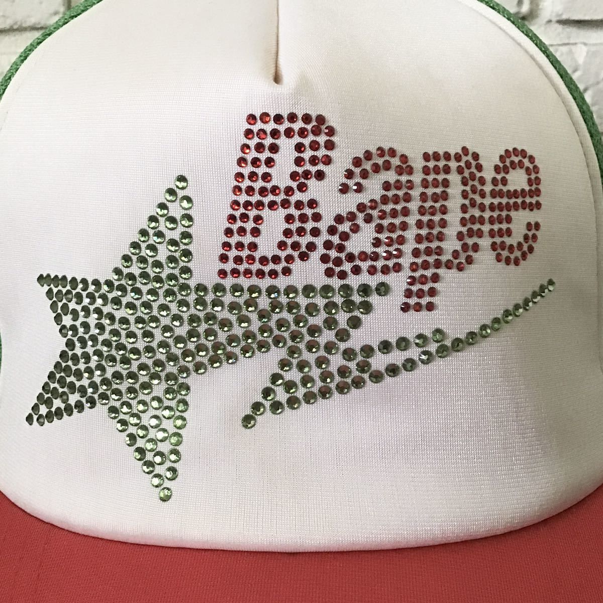 BAPE STA スワロフスキー キャップ a bathing ape bapesta swarovski 