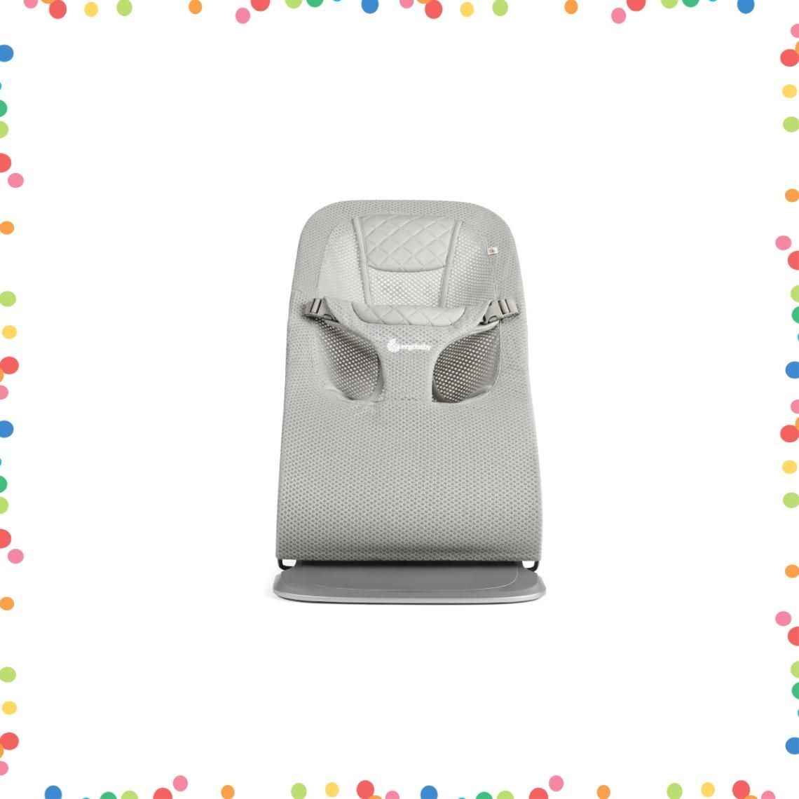 気軽に注文ください！ 在庫処分 evolve エルゴベビー バウンサー メッシュ クリーム 抱っこのような心地よさ Ergobaby 洗濯 リクライニング FTEGEVLBNCCRMMSH