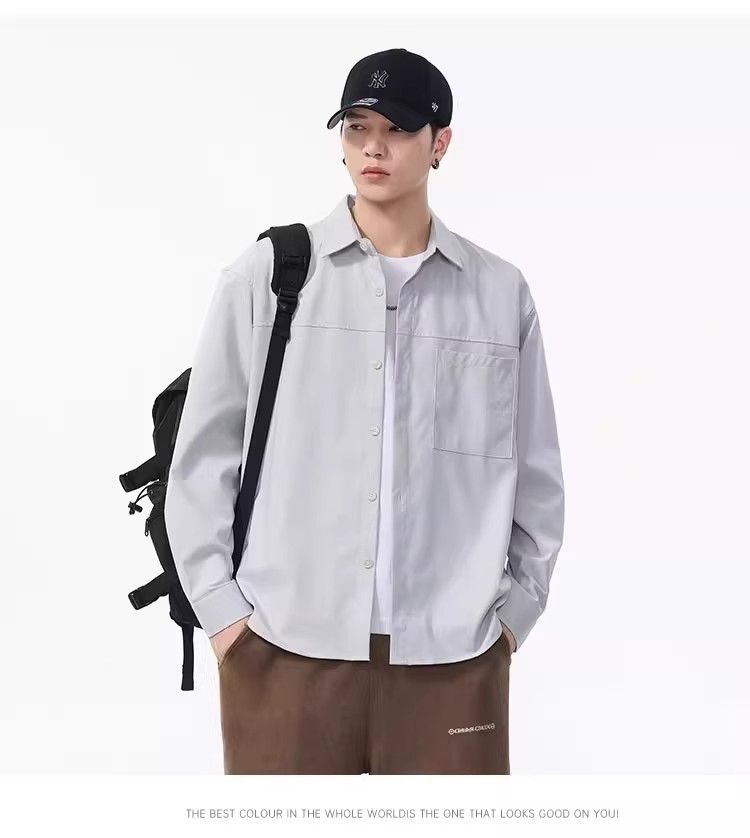 ワイドシルエット 工装風