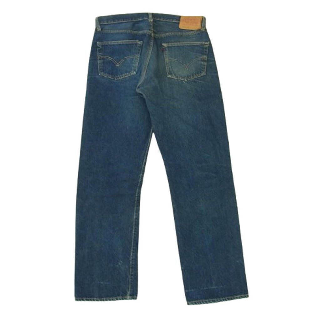 60s LEVI’S501 BIGE オリジナル Vintage 1960s Levis 501 Big E Redline Selvedge Blue Jeans Dark