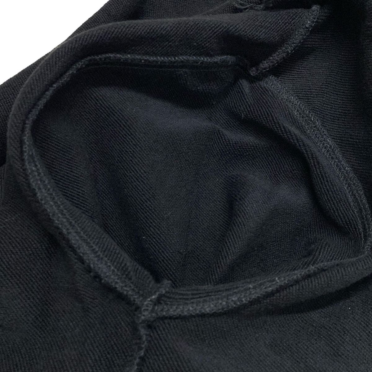 【美品】DIESEL レーヨン 長袖 ワンピース 刺繍パーカー ブラック XS セール】ワンポイントロゴ刺繍パーカー（パーカー）｜at12:03