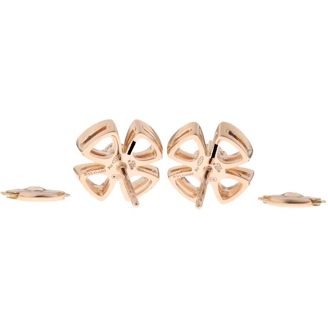 新品仕上げ済)ブルガリ BVLGARI フィオレヴァー ダイヤ ピアス