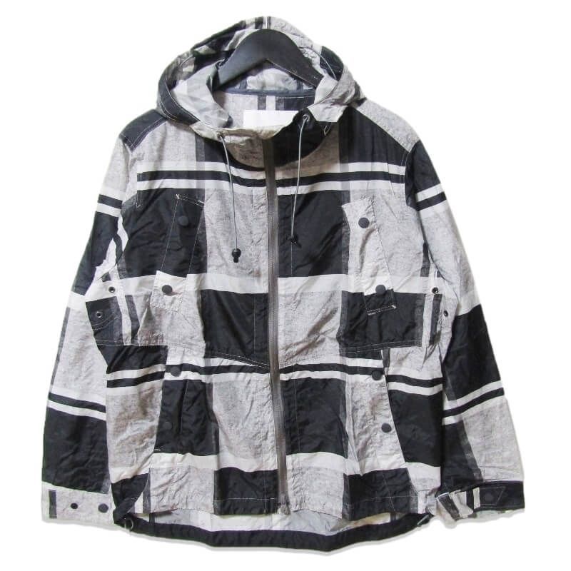 WHITE MOUNTAINEERING ホワイトマウンテニアリング マウンテンパーカー WM1871215 18SS 日本製 チェック グレー 1  27108686 - メルカリ