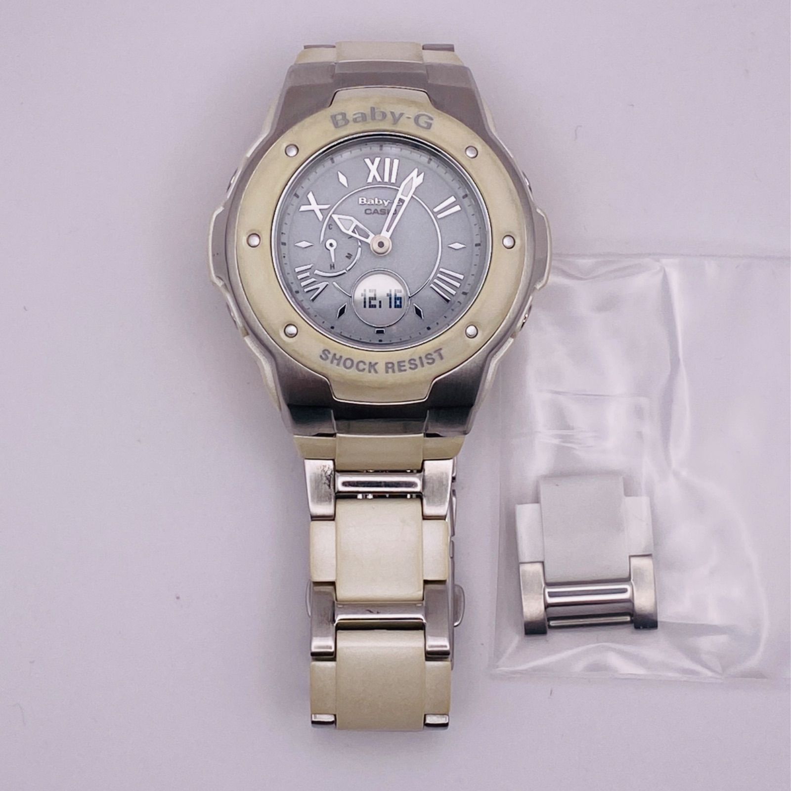 T291）良品 稼動品 CASIO カシオ 電波ソーラー Baby-G G-ms MSG-3200C 