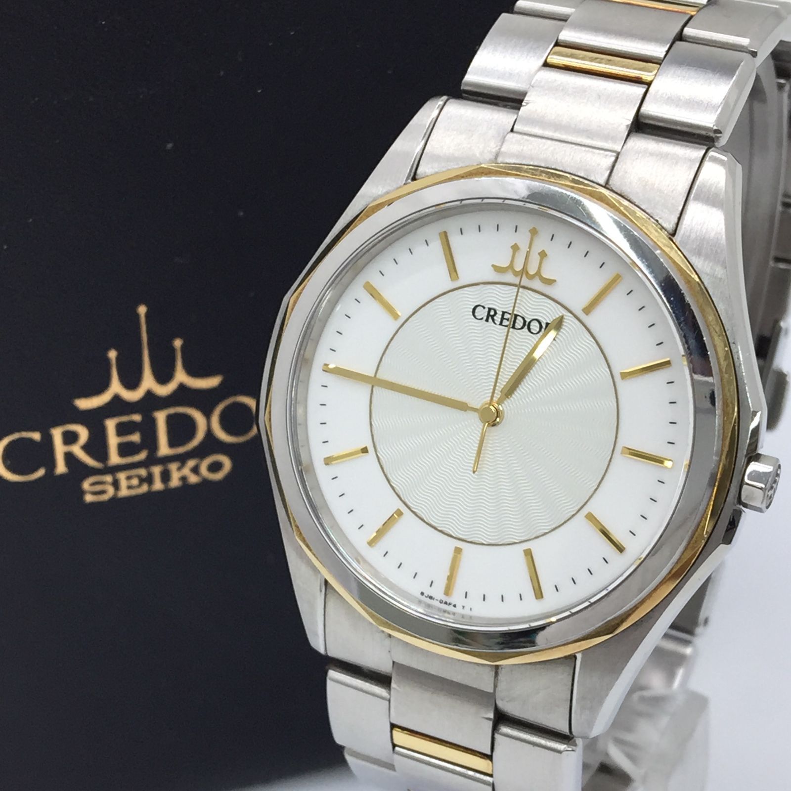 ○ SEIKO CREDOR ST.STEEL+18KT 箱付き 稼働品 ○ - www.minik.hr