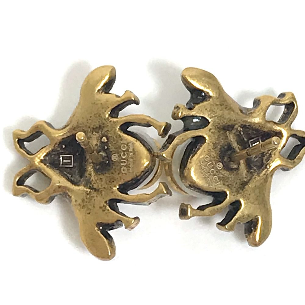 GUCCI グッチ ピアス インターロッキングG パール GP - メルカリ