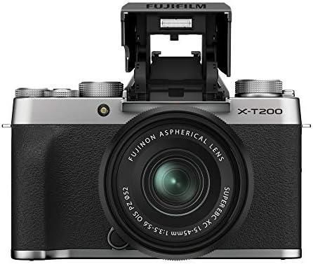 ミラーレス一眼カメラ X-T200レンズキット　富士フイルム Amazon.co.jp: Fujifilm X-T200LK-S Mirrorless SLR Camera X