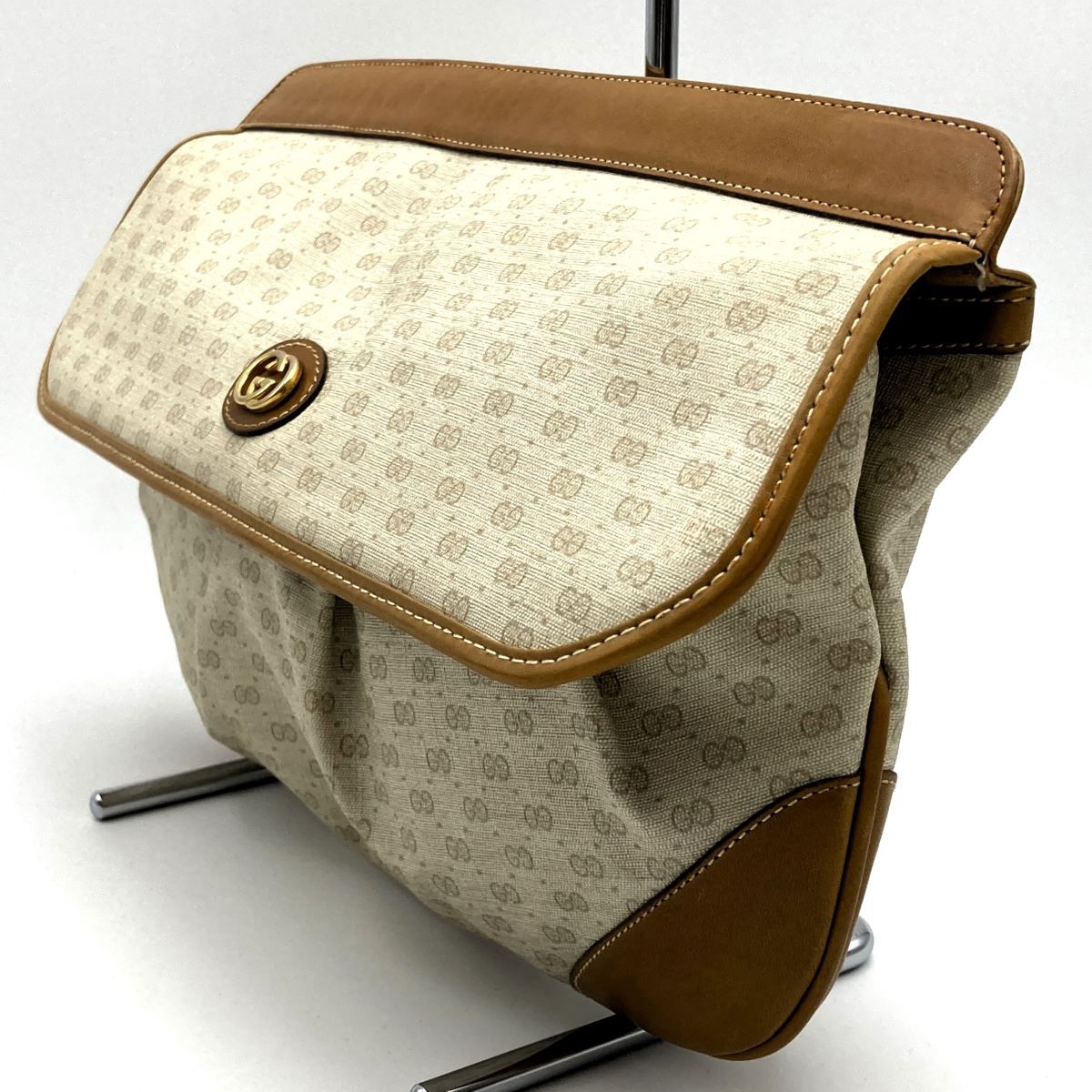 GUCCI グッチ オールドグッチ マイクロGG クラッチバッグ セカンド