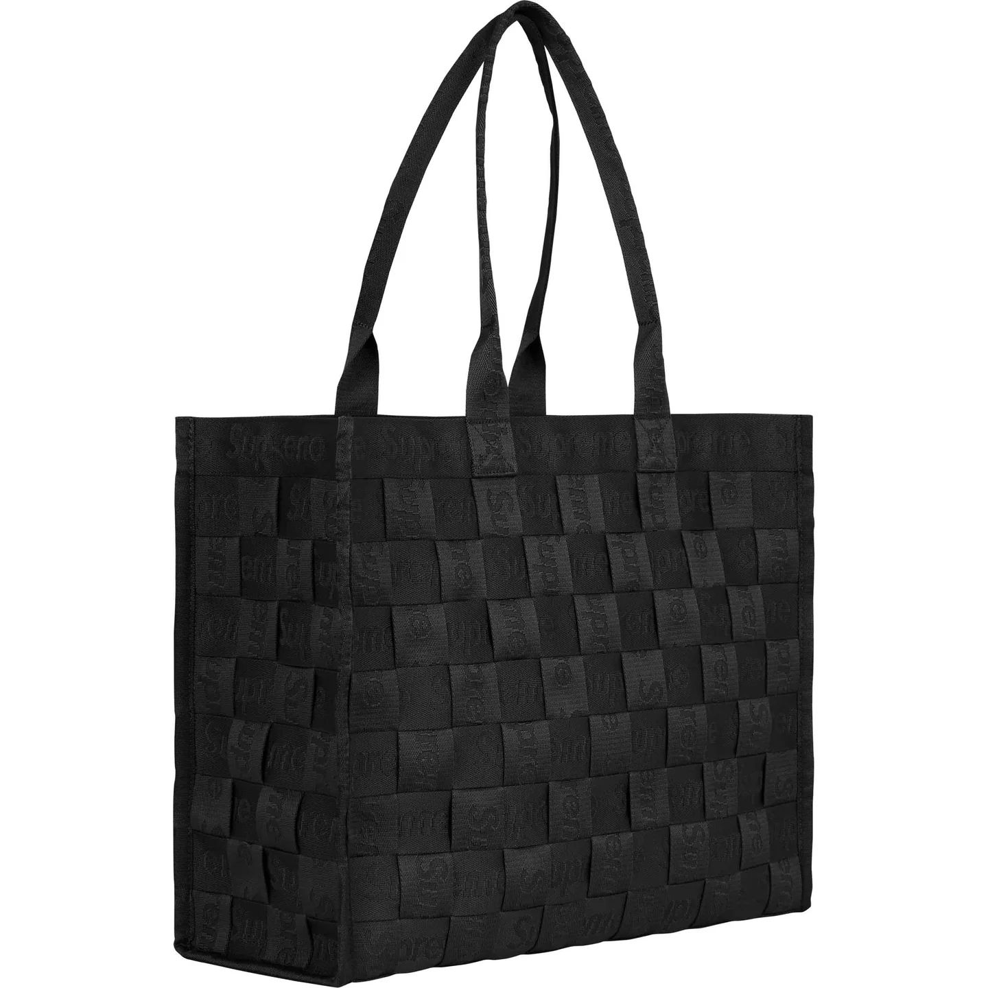 シュプリーム トートバッグ Supreme Woven Tote ブラック 手提げ