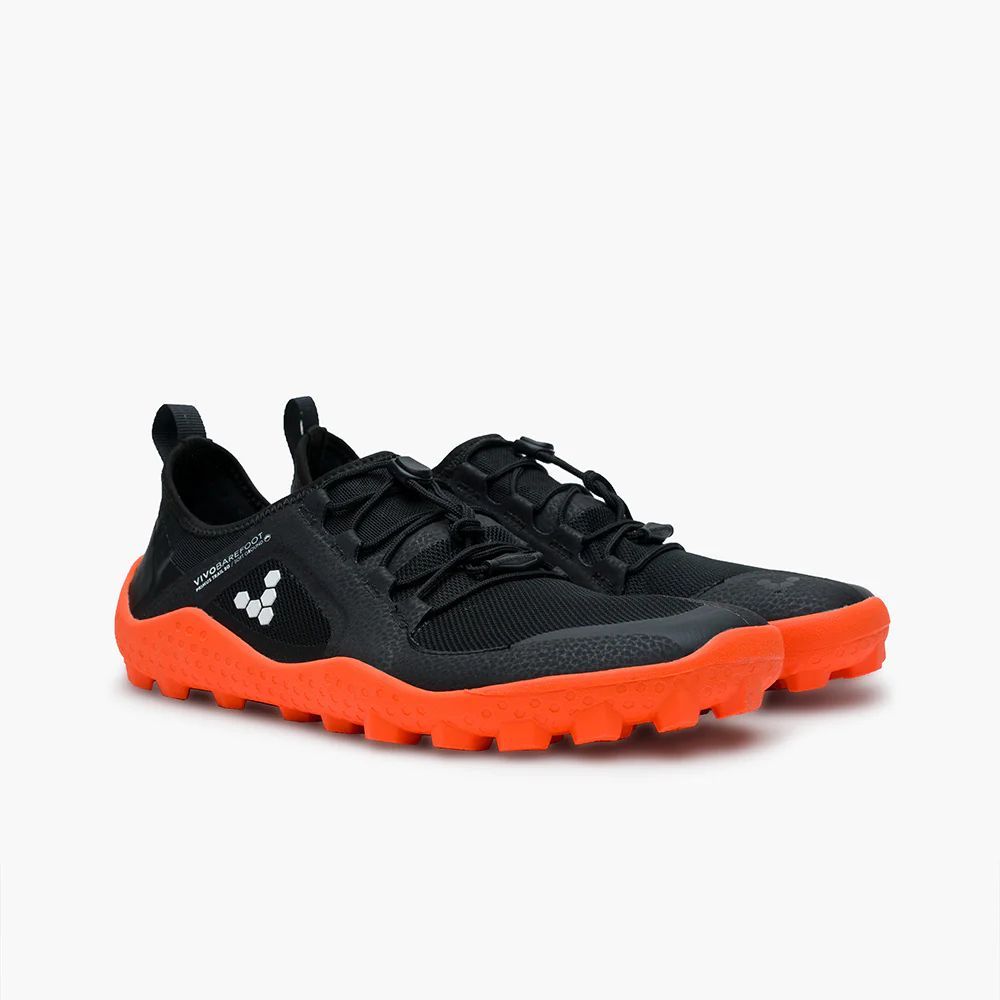 VIVOBAREFOOT Mens Primus Trail III SG Shoes (Obsidian) EU41 ビボ