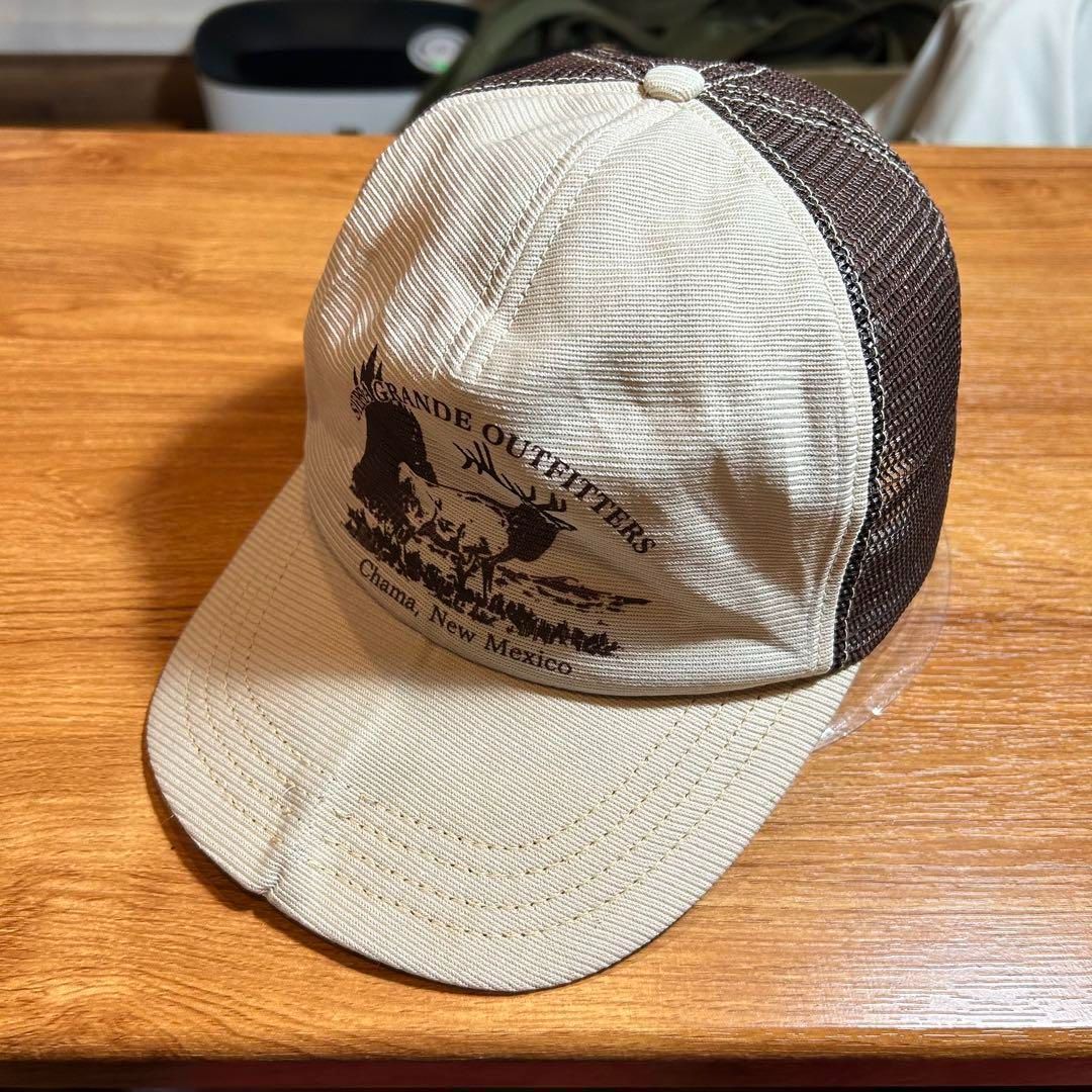 USA製 80s vintage トラッカー 6パネルメッシュキャップ