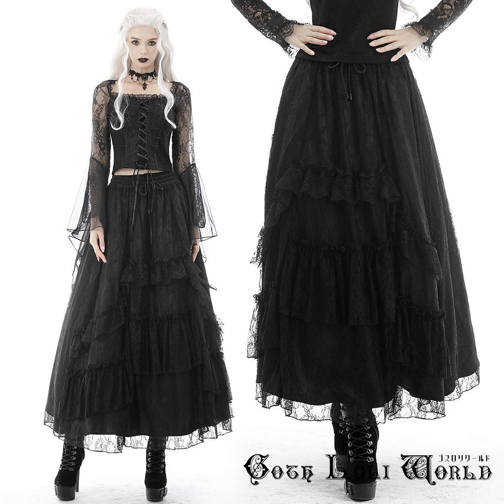 BODYLINE ゴスロリ ロリータ ドレス ワンピース ブラック リボン