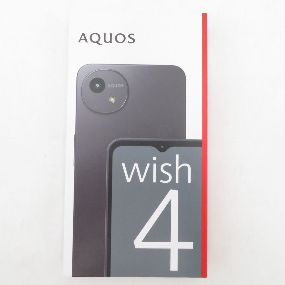 シャープ AQUOS アクオス Androidスマホ SHARP AQUOS wish4 SH-M27 ブラック B SIMフリー 利用制限-