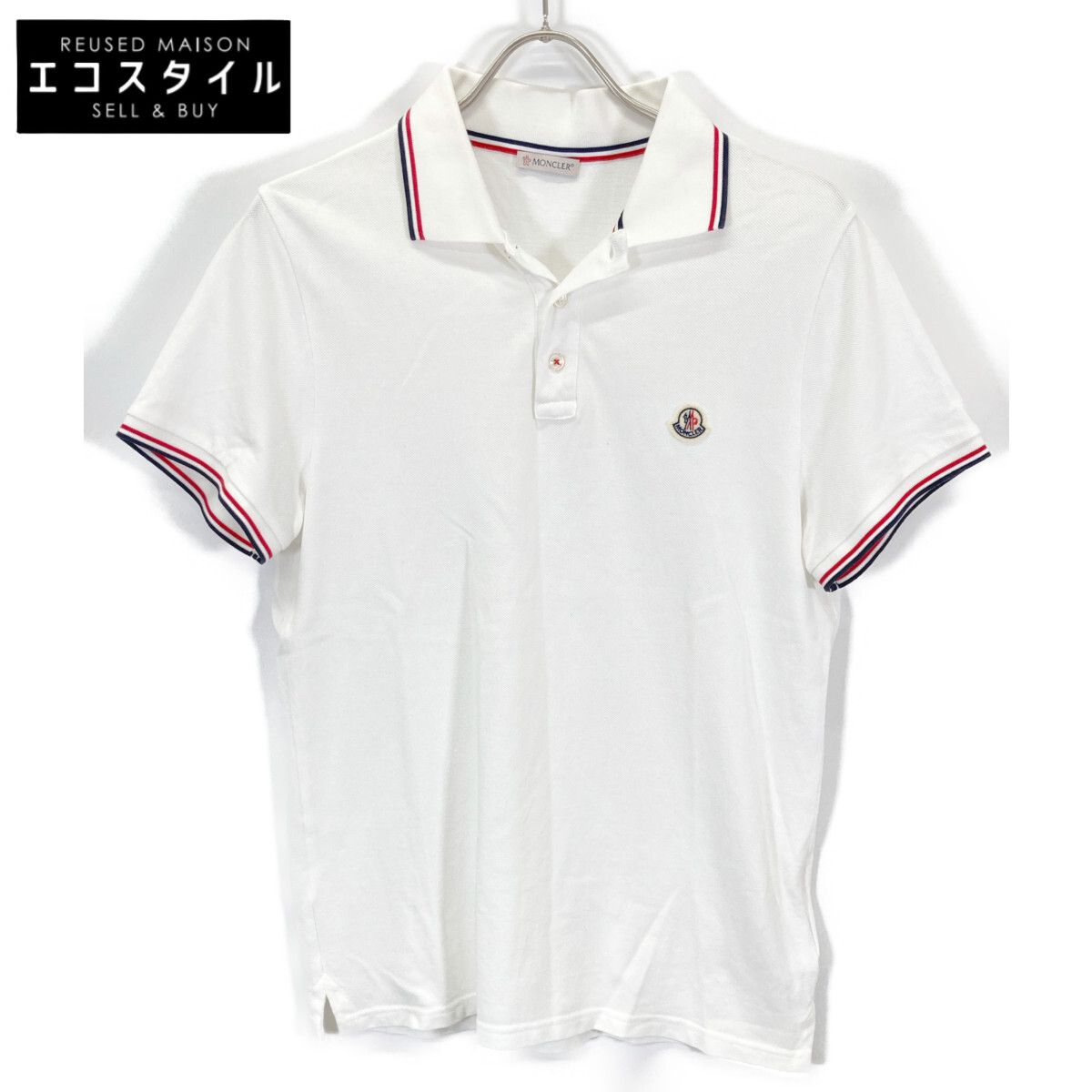 MONCLER モンクレール 19年製 MAGLIA POLO ﾎﾟﾛｼｬﾂ M