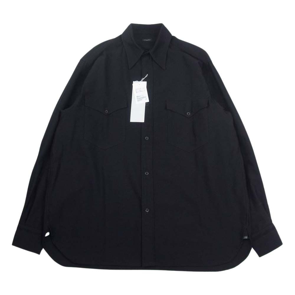 22AW Comoli コモリ ウールモールスキンワークシャツ 1