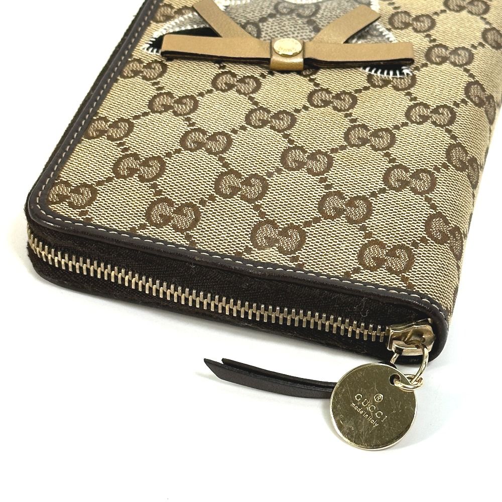 グッチ グッチョリ チワワ 手帳カバー ラウンドファスナー GGキャンバス グッチ GUCCI グッチョリ チワワ 犬 233152 GG 手帳ケース