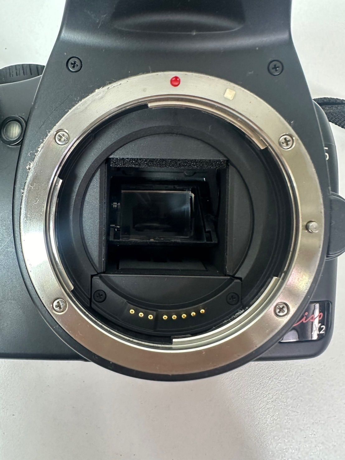 ジャンク】CANON EOS kiss X2 EF-S18-55mm F3.5-5.6 IS EF-S 55-250mm