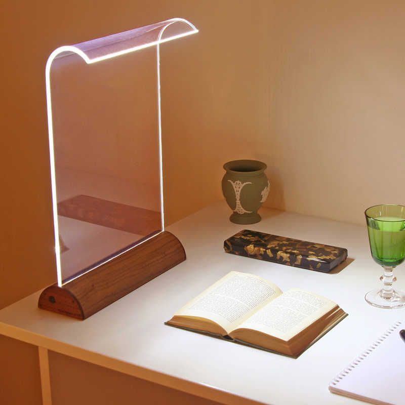 送料無料 ♥ 未開梱 PLUMSCIENCE Glowide Wood Xtra 高輝度デスクライト ウォルナット GW1000NXW