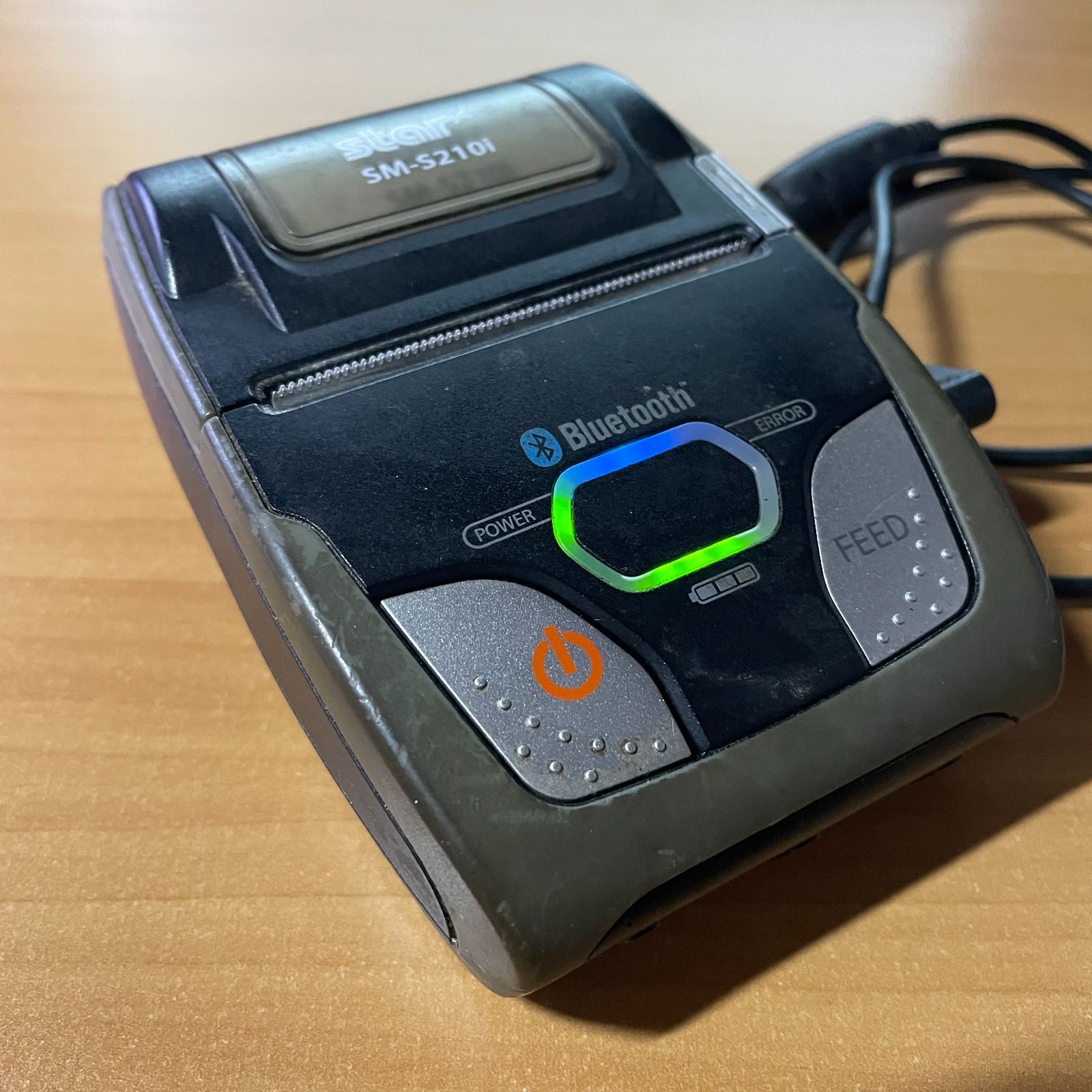 スター精密Bluetooth対応モバイルプリンターSM-S210i +ロール紙 スター