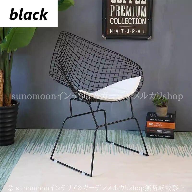 ラグジュアリー ダイニング チェア ラティス フレーム コンパクト おしゃれ かわいい インテリア 北欧 リビング 食卓 椅子 白 黒 ゴールド MARWIL-DEMENAGEMENTS_CH