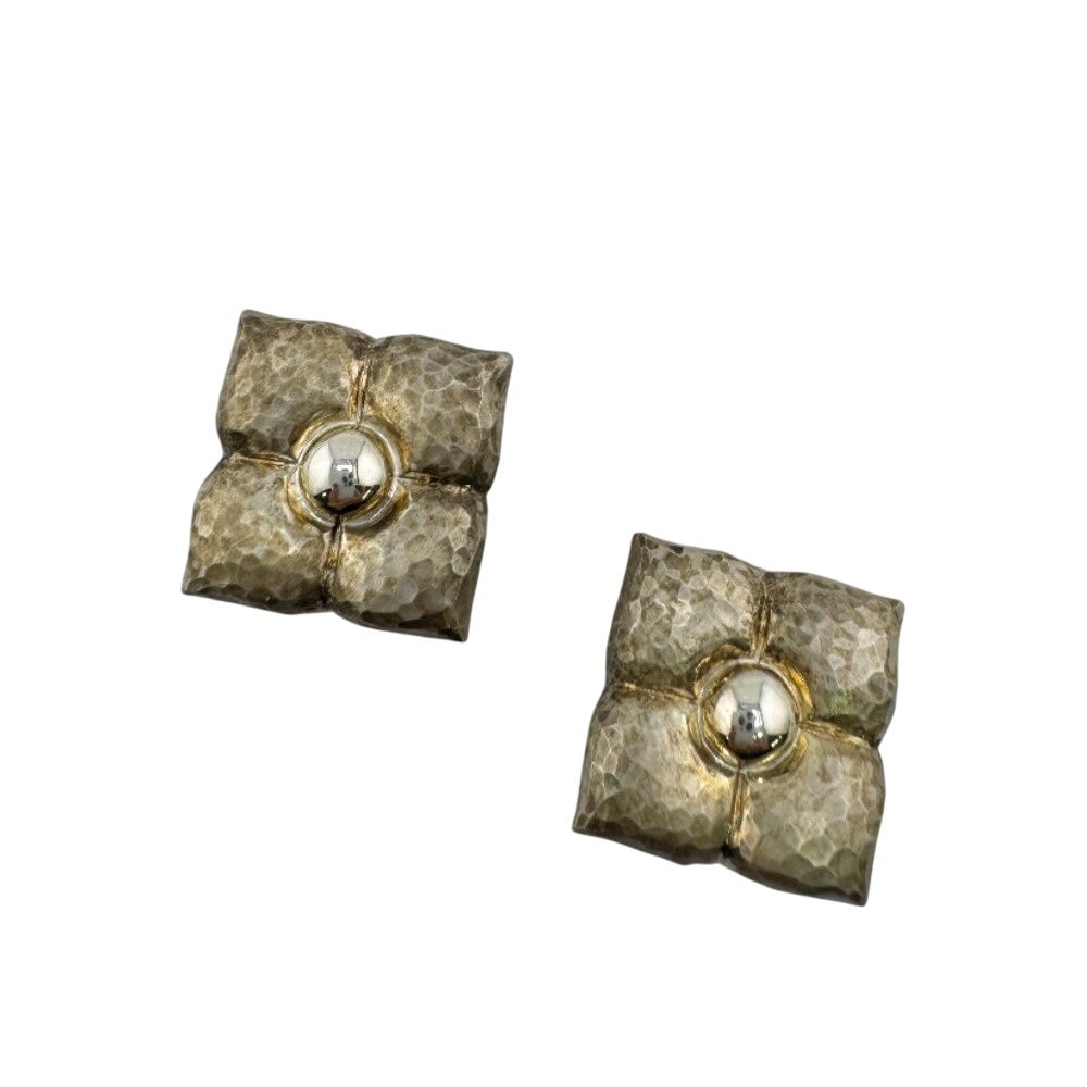 5%OFF フォロワークーポン TIFFANY-Co. ティファニー ハマード 925 14.2g フラワー イヤリング ブランド アクセサリー ジュエリー シルバー レディース