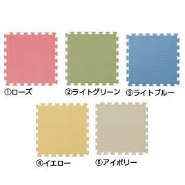 ジョイントクッション１６枚組ライトブルー JQ-45Lﾌﾞﾙｰ みずわ工業