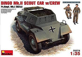 ミニアート 1/35 ディンゴMKII Pz.Kpfw.Mk 1 202 e w/CREW MA35074