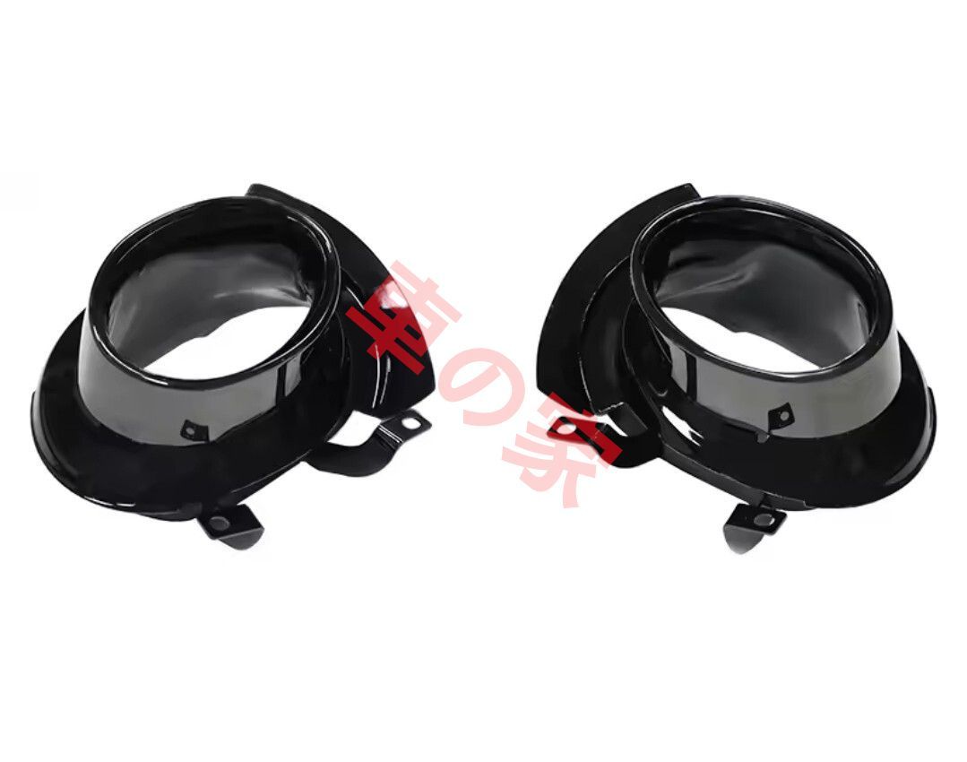 ポルシェ Porsche 911ブラックラウンド テールパイプ エキゾースト サイレンサー 911.992 左右セット マフラーパーツ FFCRYSTALESIA_COM