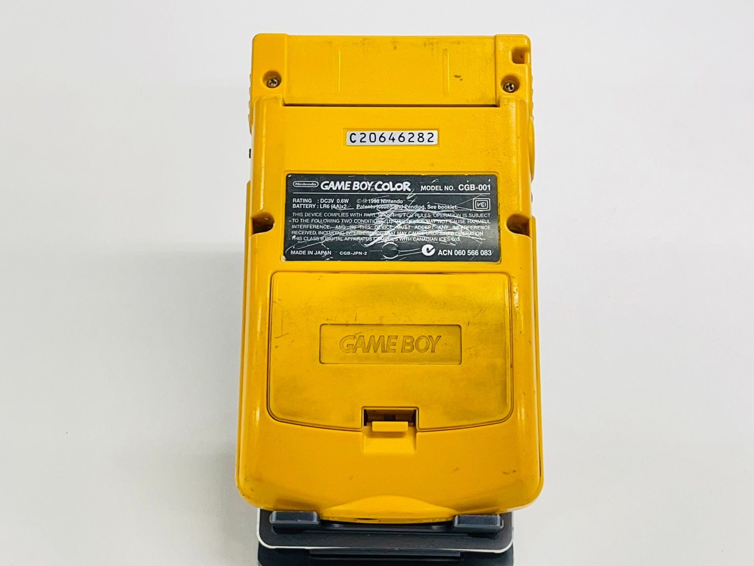 ゲームボーイカラー 本体 イエロー CGB-001 GBC GAMEBOY COLOR