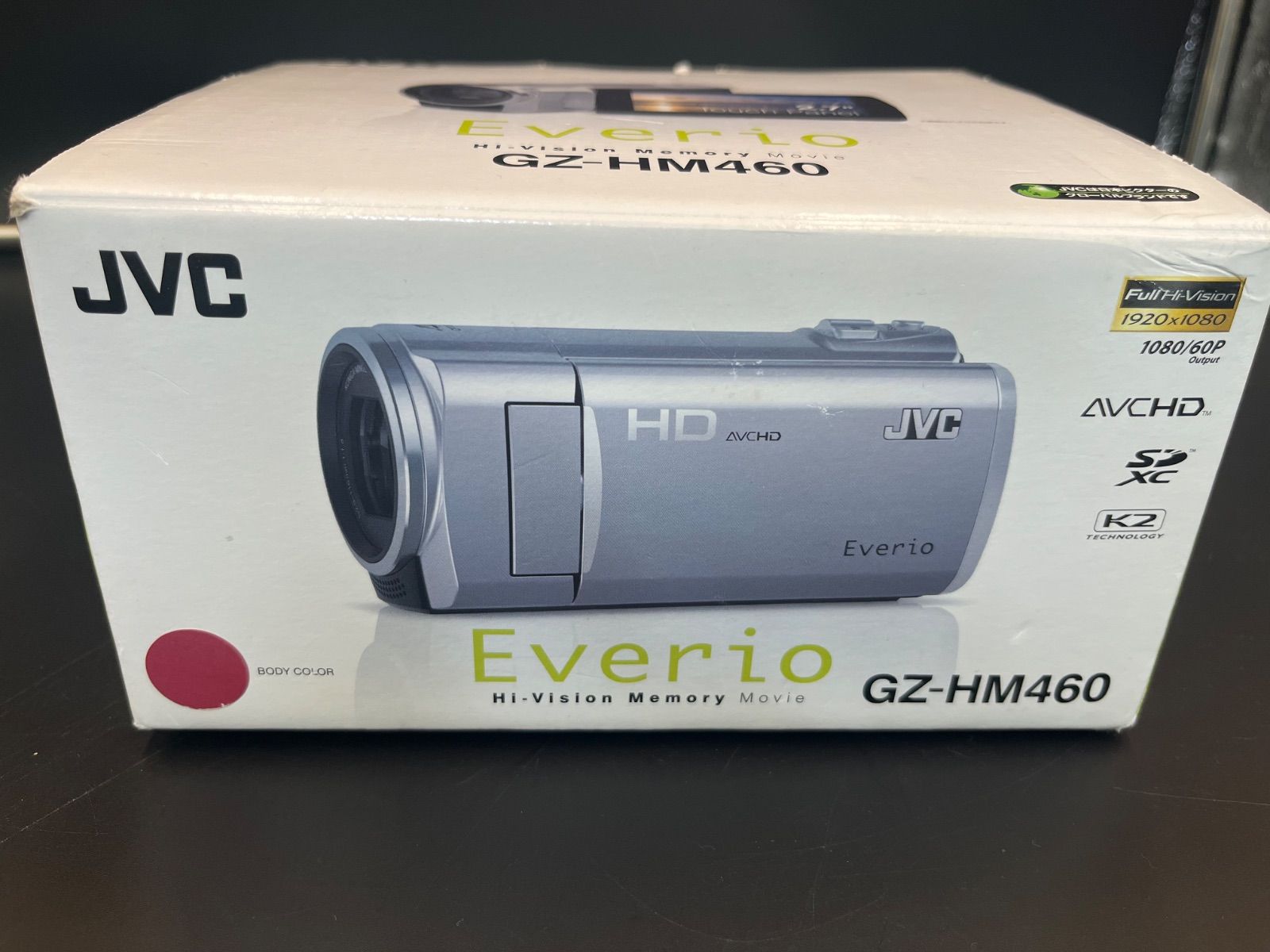 JVC GZ-HM460 ビデオカメラ ほぼ新品 0475 JVC Everio GZ-HM460 RED - メルカリ