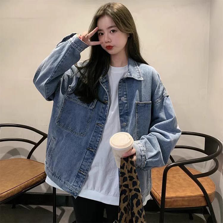 ミディアム丈 デニムジャケット アウター ぽわん袖 ボリュームスリーブ 春秋 Gジャン ジャンパー ゆったり カジュアル レディース ジャケット コート デニム 長袖 オーバーサイズ 羽織 cjfj144988