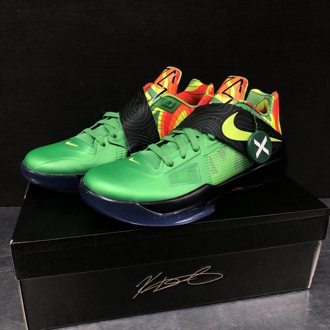 GQ2035◇NIKE KD 4 Weatherman Lush Green/Volt/Black/Team GQ2035◇NIKE KD 4 Weatherman Lush Green/Volt/Black/Team
